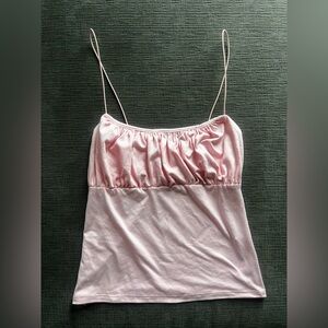 Light Pink Spaghetti Strap Cami Top